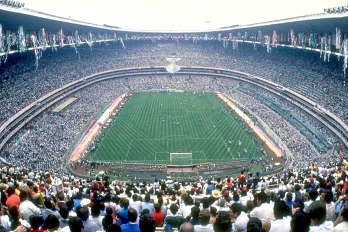 Azteken-Stadtion 1986 Fussball WM in Mexiko