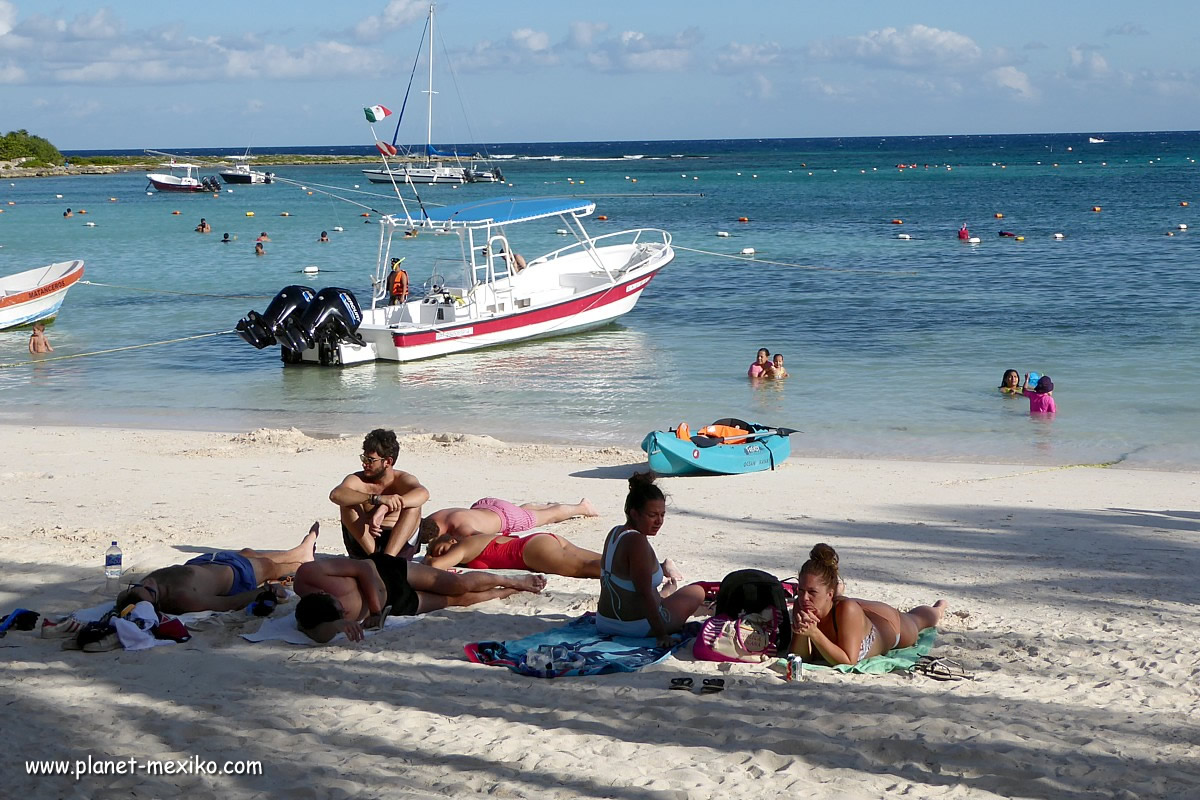 Karibikstrand von Akumal