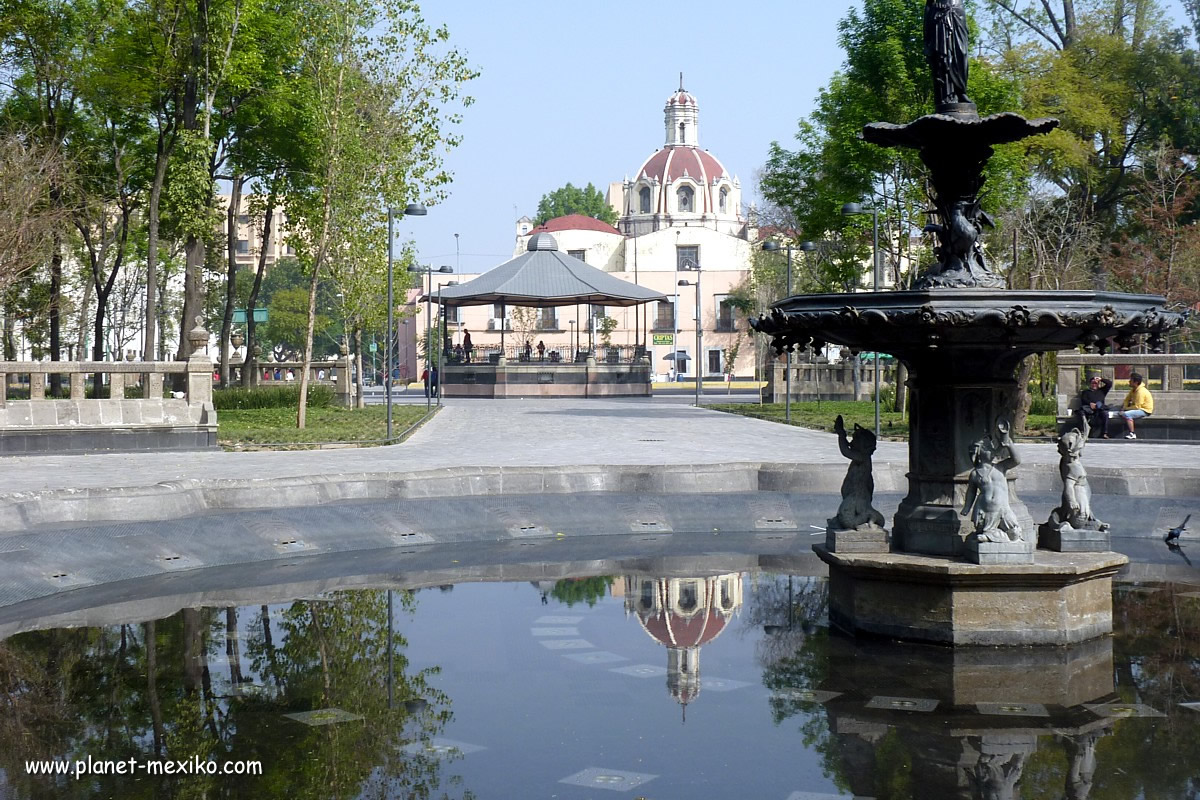 Alameda Park im Zentrum von Mexiko-Stadt