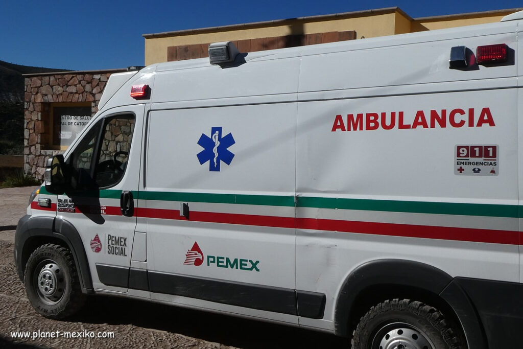 Mexikanische Ambulanz, Krankenwagen und Rettungsdienst