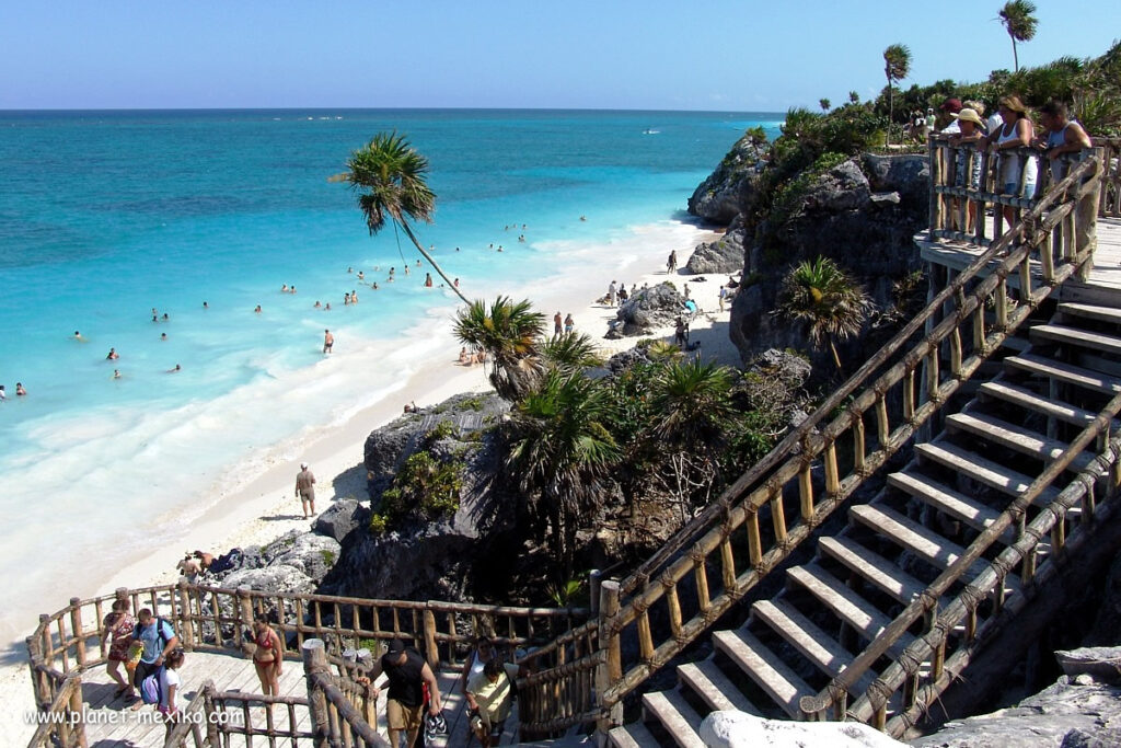 Strand von Tulum auf dem Gringo-Trail