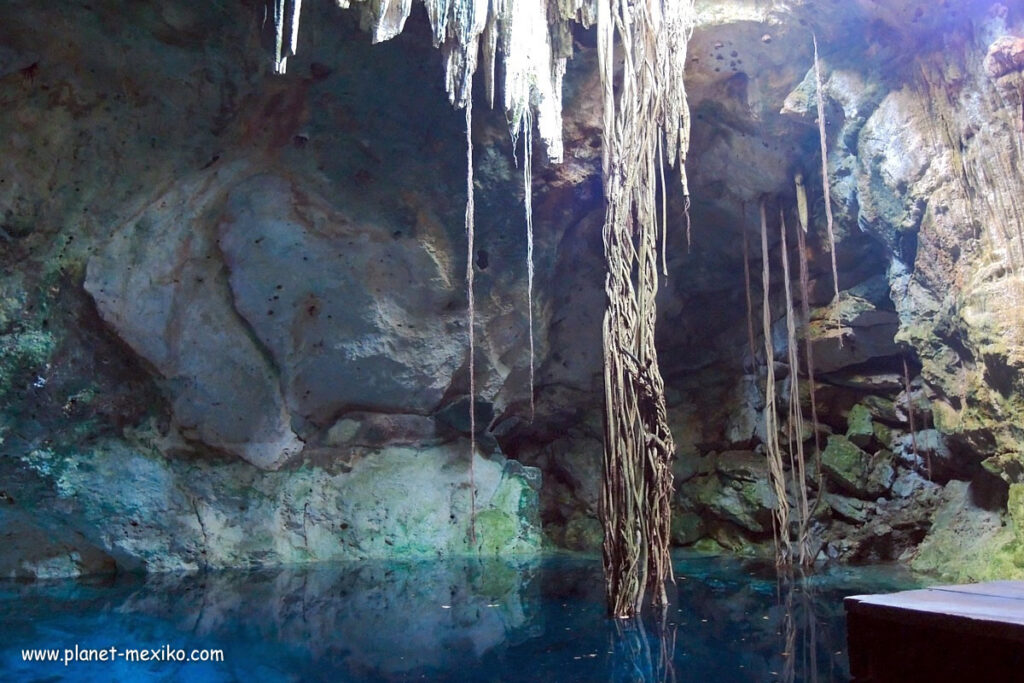 Baden im Untergrundsee Cenote