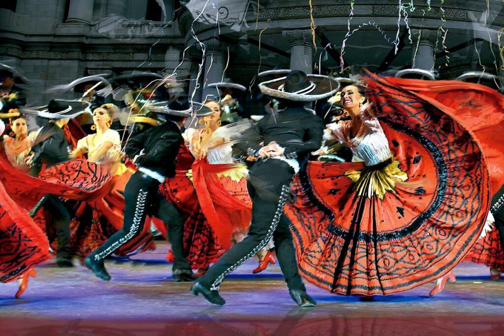 Mexikanischer Tanz Ballet Folklorico Mexiko-Stadt