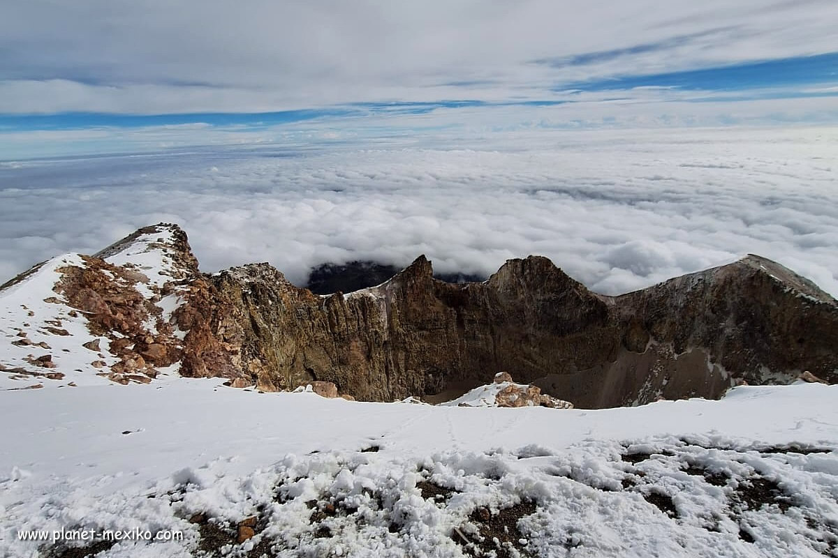Besteigung Pico de Orizaba höchster Vulkan in Mexiko