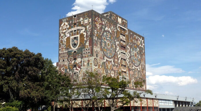 Coyoacán und der Süden von Mexiko City Bibliothek der Universität UNAM