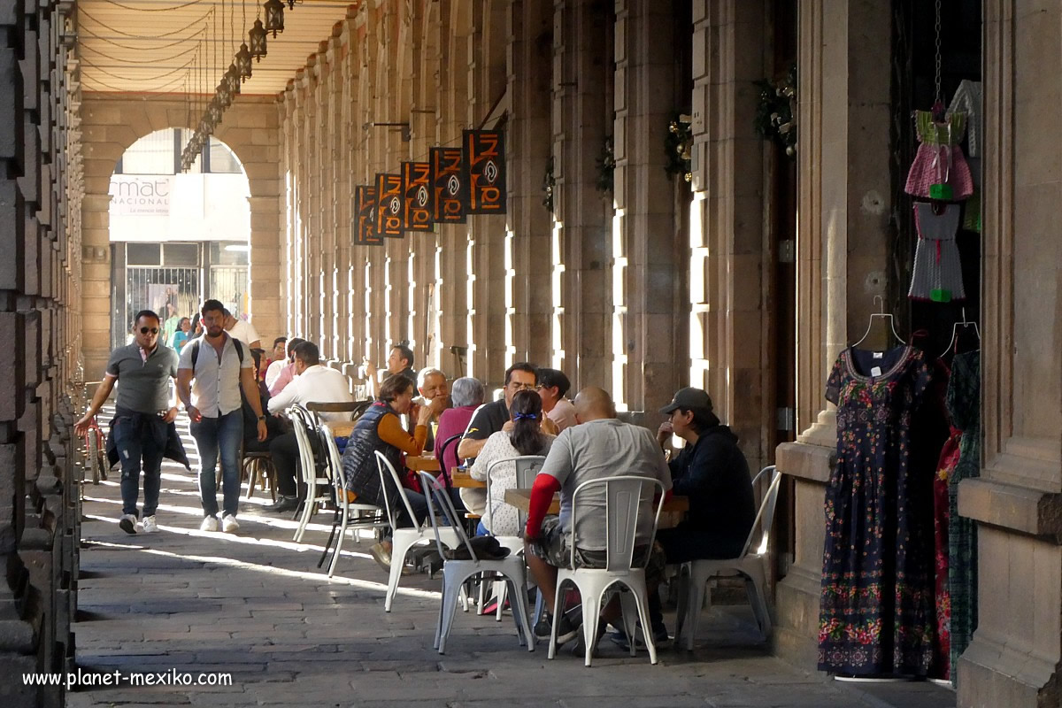 Café in der historischen Altstadt