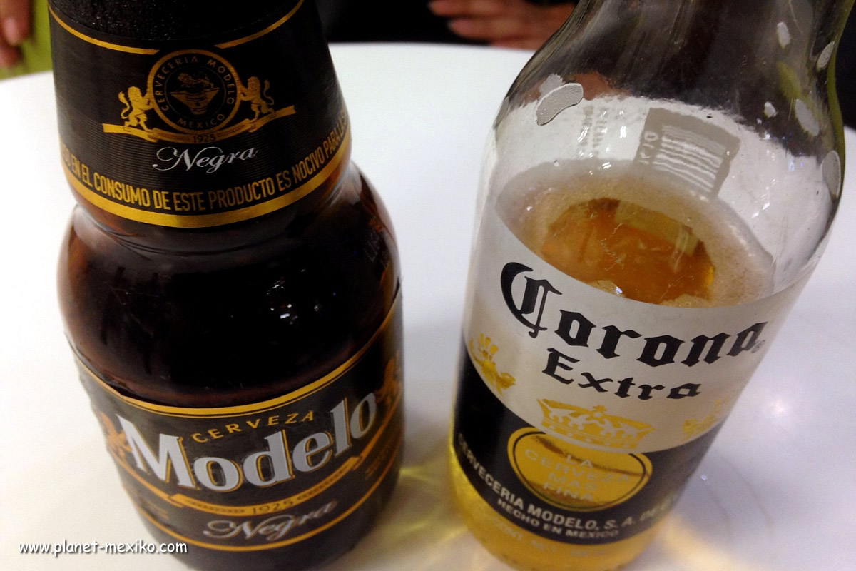 Cerveza Negra Modelo und Corona