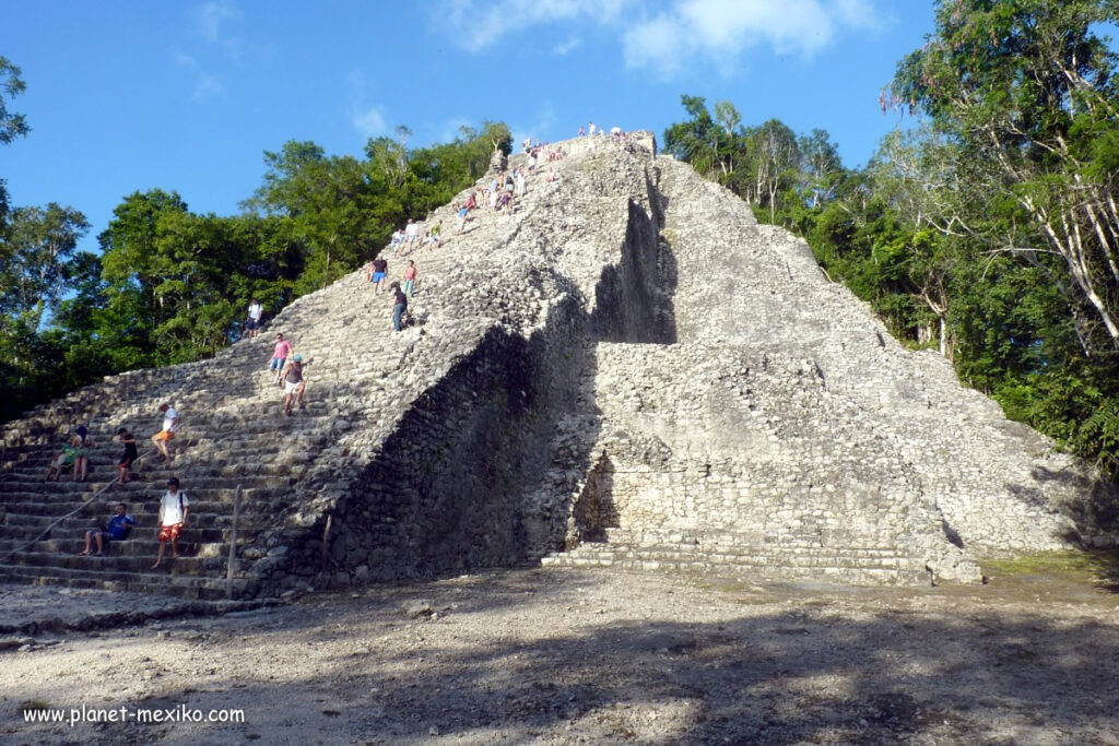 Cobá Nohoch-Mul Pyramide in Yucatán