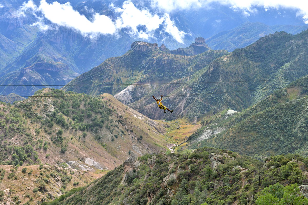 Copper Canyon Zip Glider Parque Aventuras Barranca del Cobre