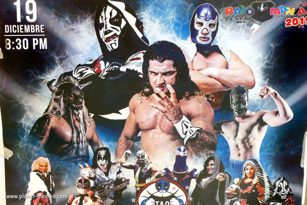 Entertainment mit Lucha Libre dem mexikanischen Wrestling