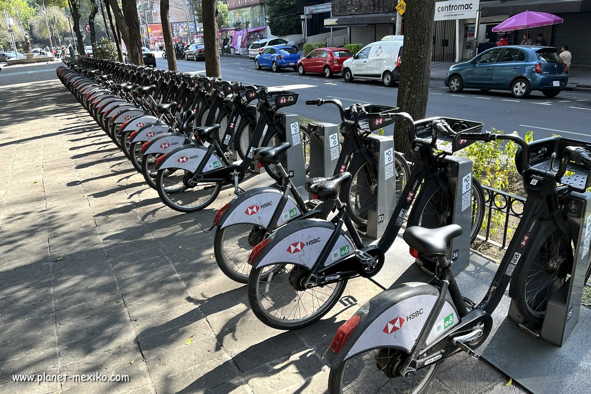 Fahrrad Avenida Alvaro Obregon in Roma Norte