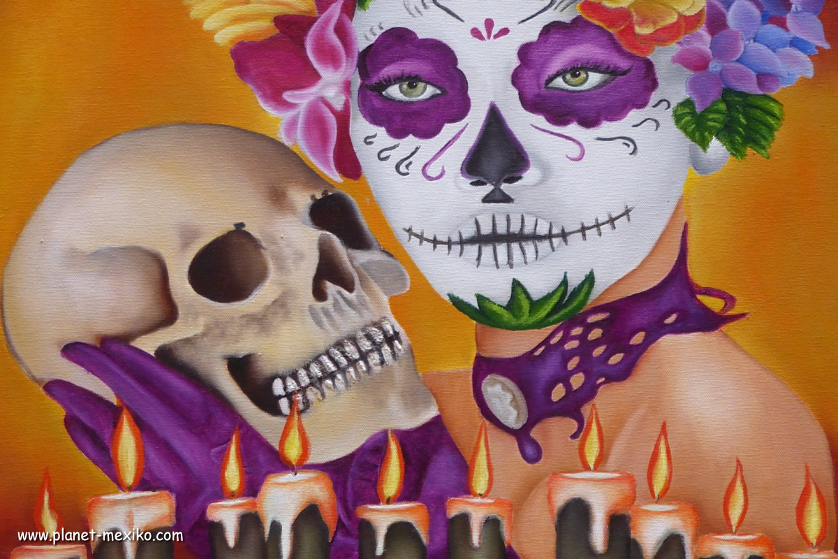 Feiertag am Tag der Toten in Mexiko