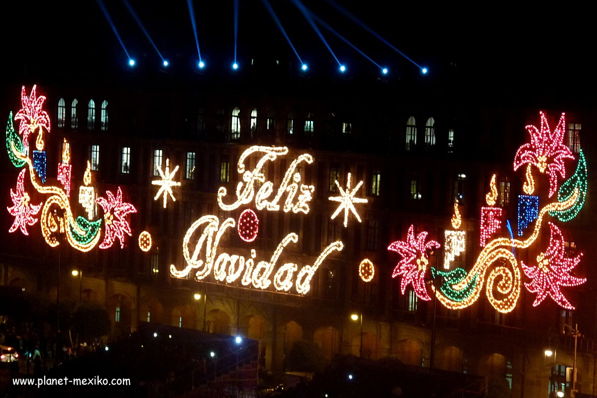 Feliz Navidad und fröhliche Weihnachten in Mexiko