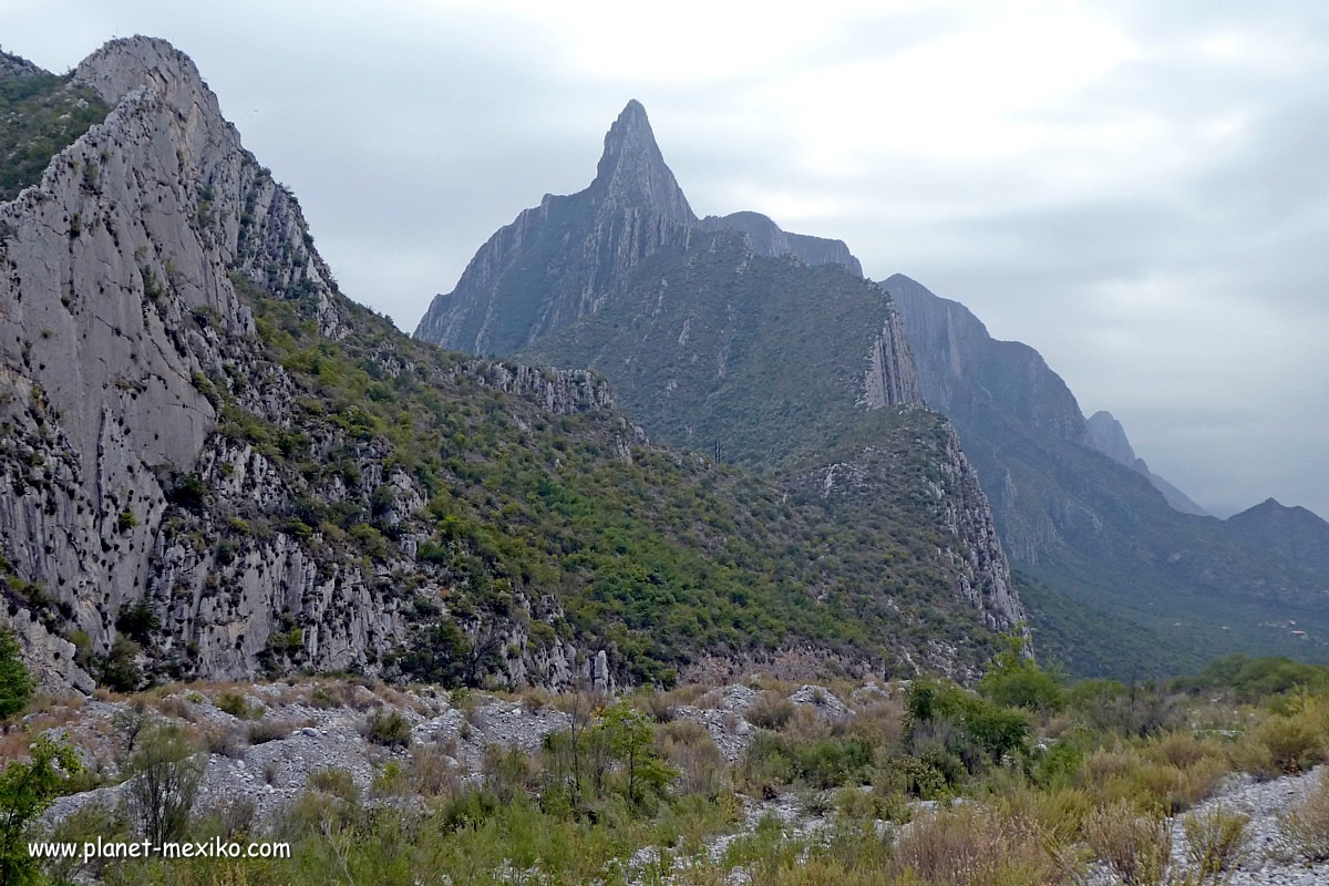 Felsformationen im Huasteca Canyon