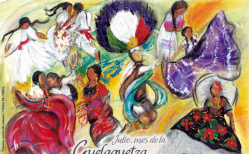 Folklore-Festival Guelaguetza in Oaxaca