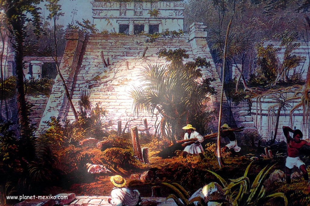 Erforschung einer Maya Stadt