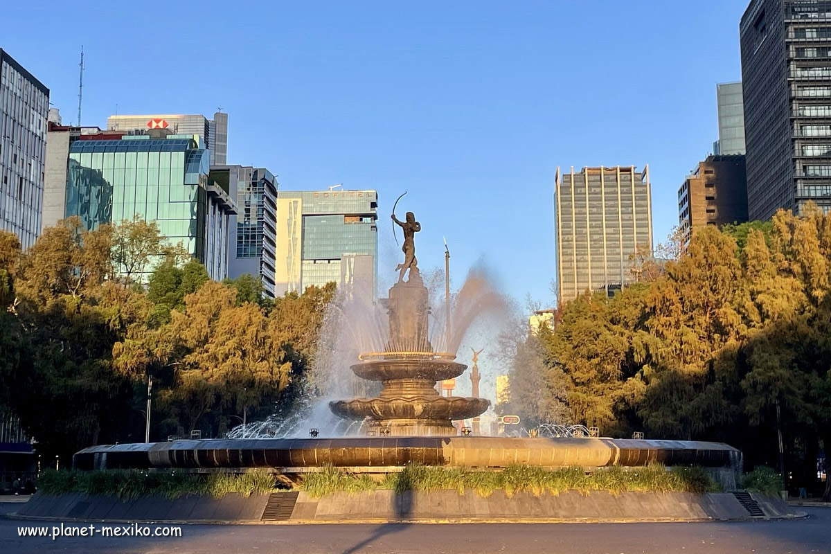 Fuente Diana Cazadora Avenida Reforma