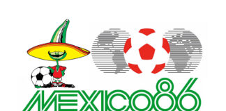 Fussball-Weltmeisterschaft in Mexiko 1986 Logo und Maskottchen Pique