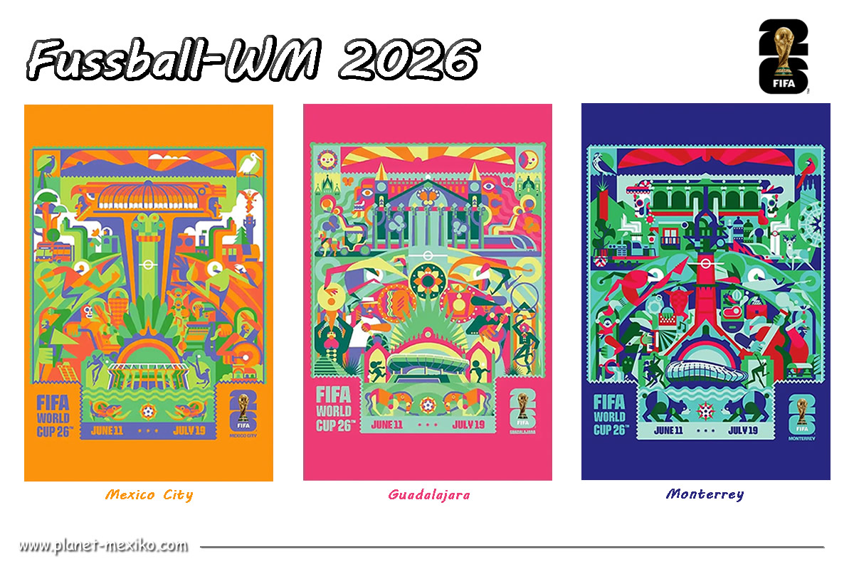 Fussball-WM 2026 Mexiko Spielorte und Host City