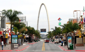 Grenzstadt Tijuana zwischen Mexiko und USA