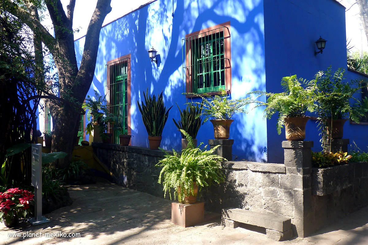 Haus und Museum von Frida Kahlo in Mexiko-Stadt