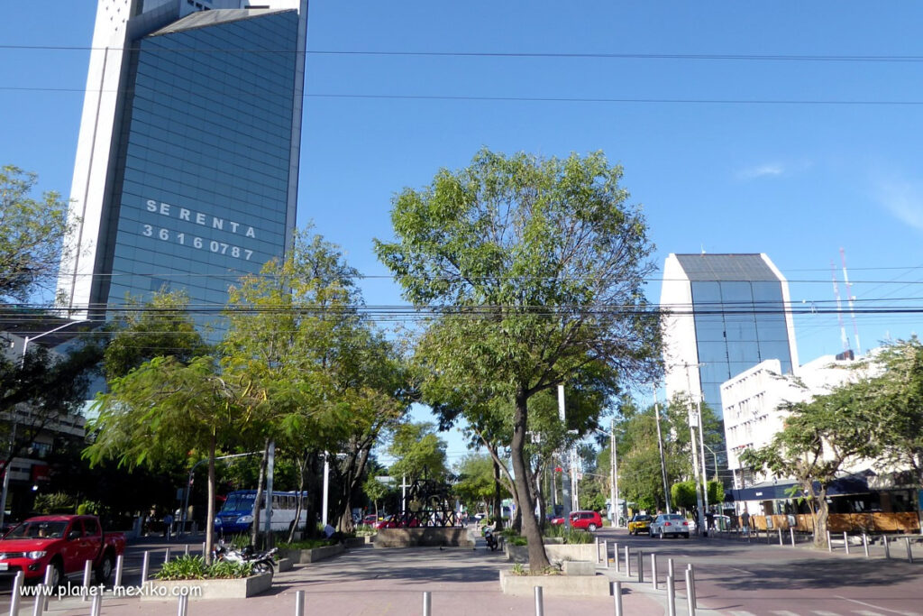 Hochhaus in der Avenida Chapultepec