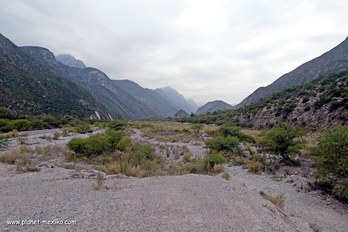 Landschaft im Huasteca Canyon
