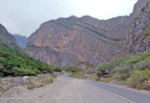 Huasteca Canyon bei Monterrey in Nuevo Léon