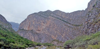 Huasteca Canyon bei Monterrey in Nuevo Léon