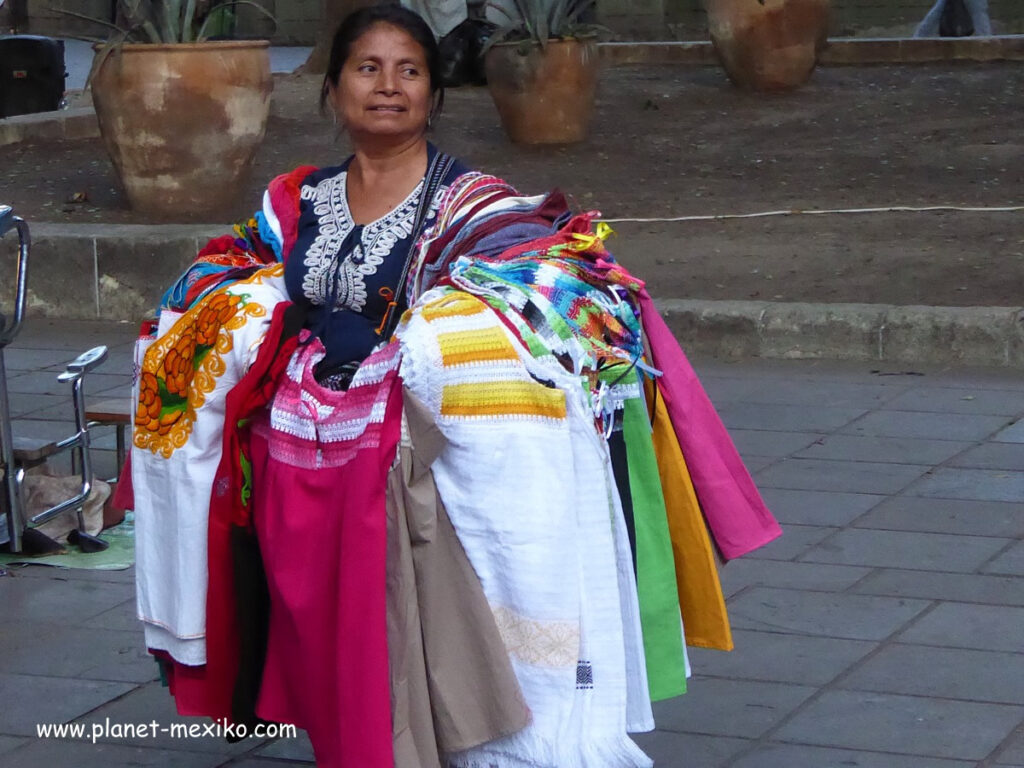 Indigene Mexikanerin in Oaxaca