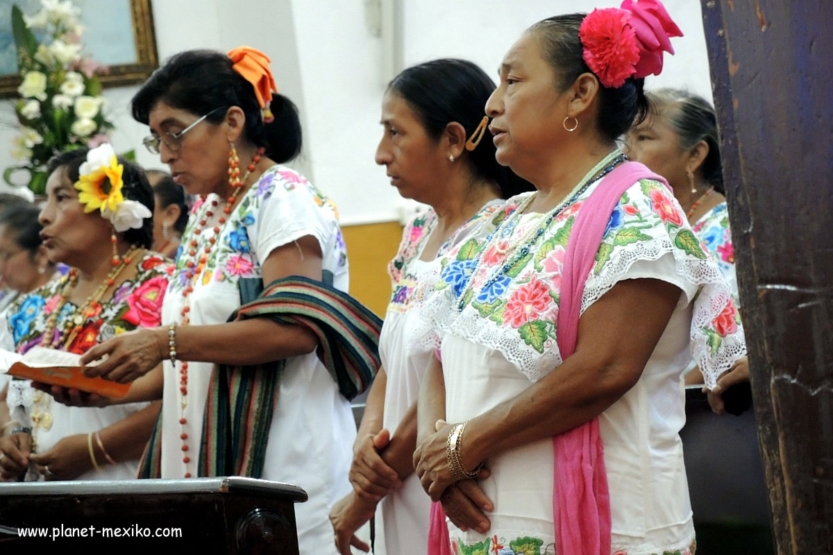 Indigene Mexikanerinnen in Chiapas