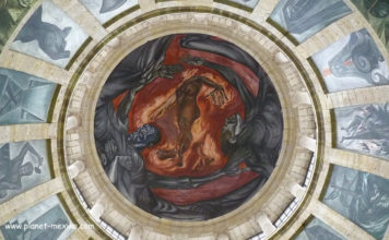 Mural Hombre de Fuego von José Clemente Orozco
