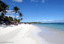 Karibischer Strand von Akumal
