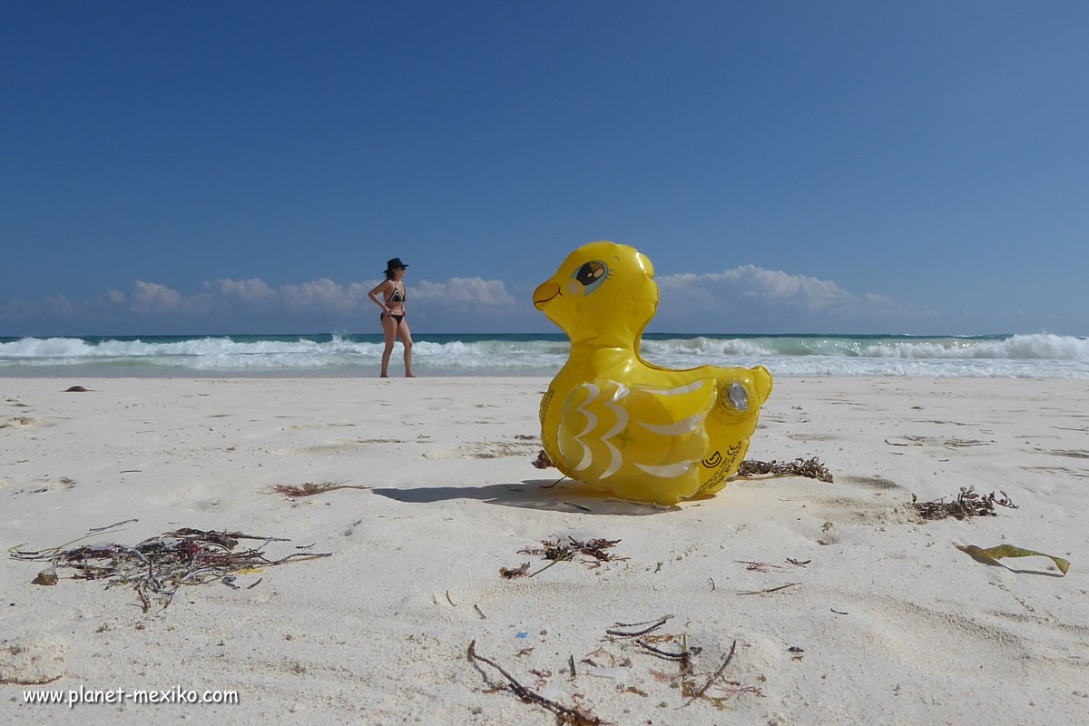 Karibik Strand an der Riviera Maya