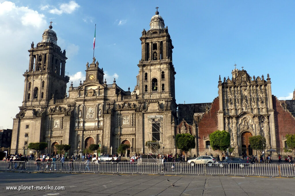 Mexikanische Kathedrale im Historischen Zentrum