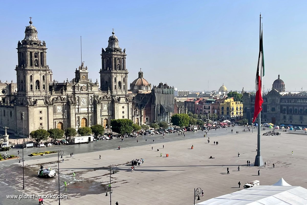 Kathedrale Zocalo-Platz Mexiko City