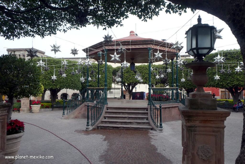 Kiosko auf der Plaza in San Miguel Allende