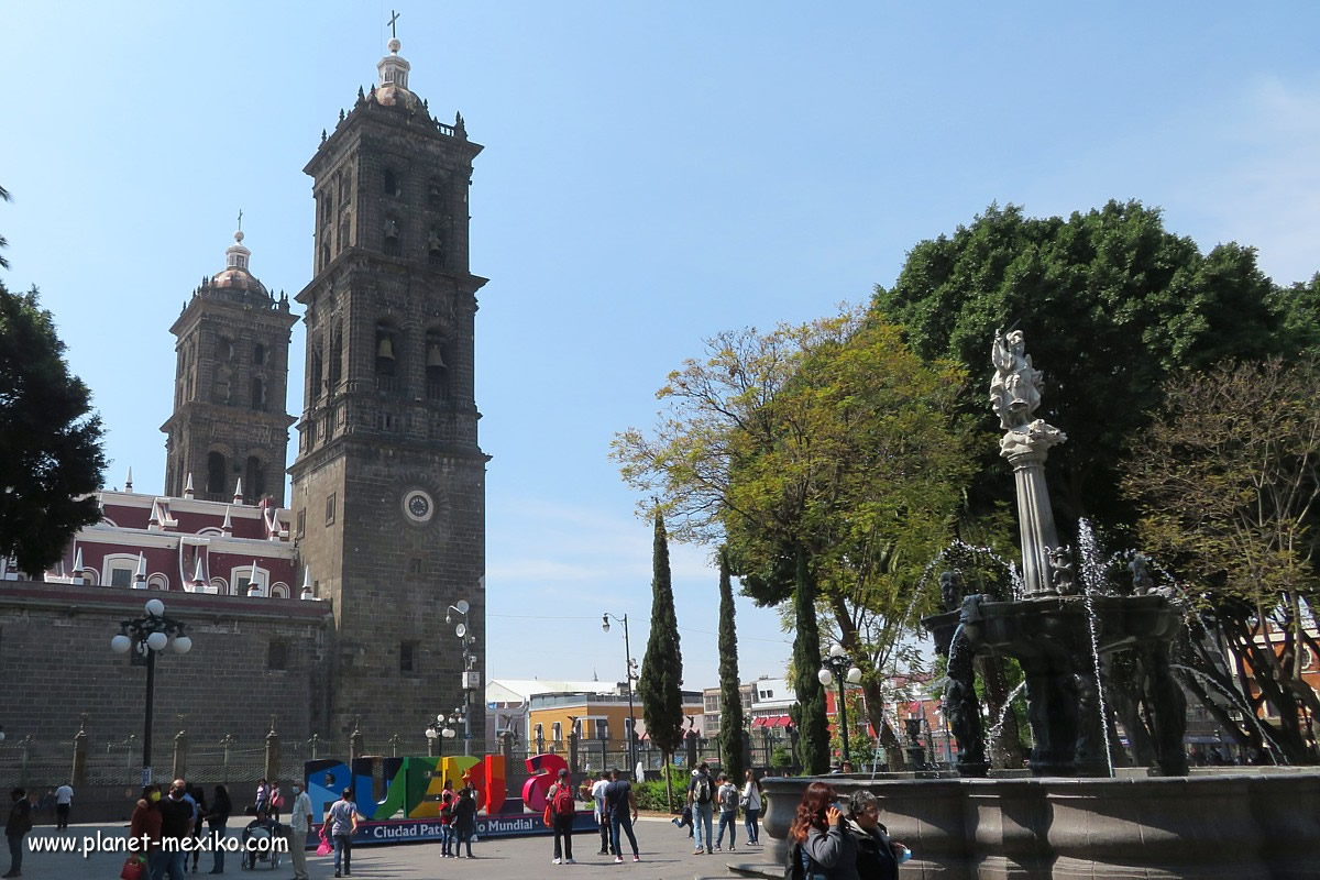 Kirche im Zentrum von Puebla
