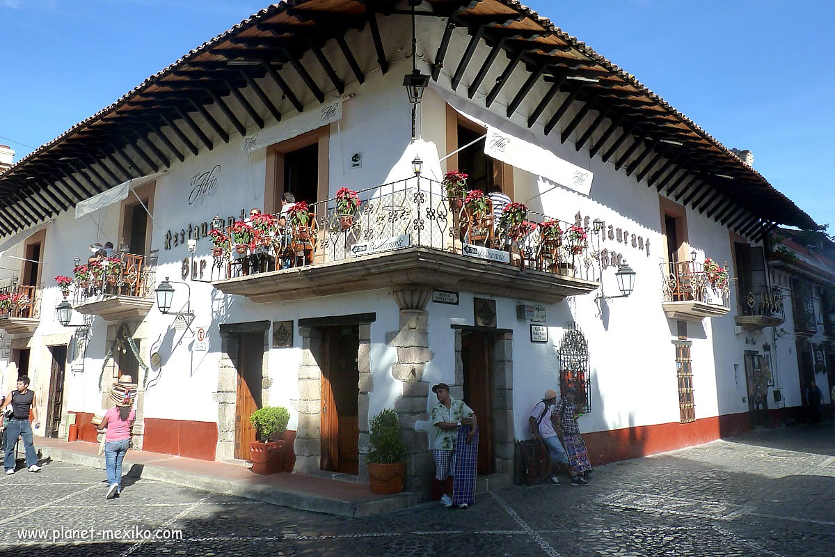 Plaza Borda in Kolonialstadt Taxco