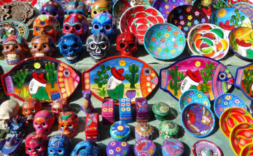 Mexikanisches Kunsthandwerk und Souvenir