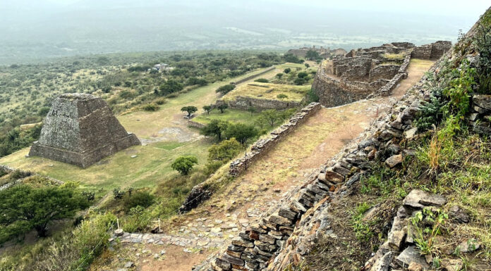 La Quemada archäologische Zone (Chicomoztoc) La Quemada oder Chicomoztoc in Zacatecas