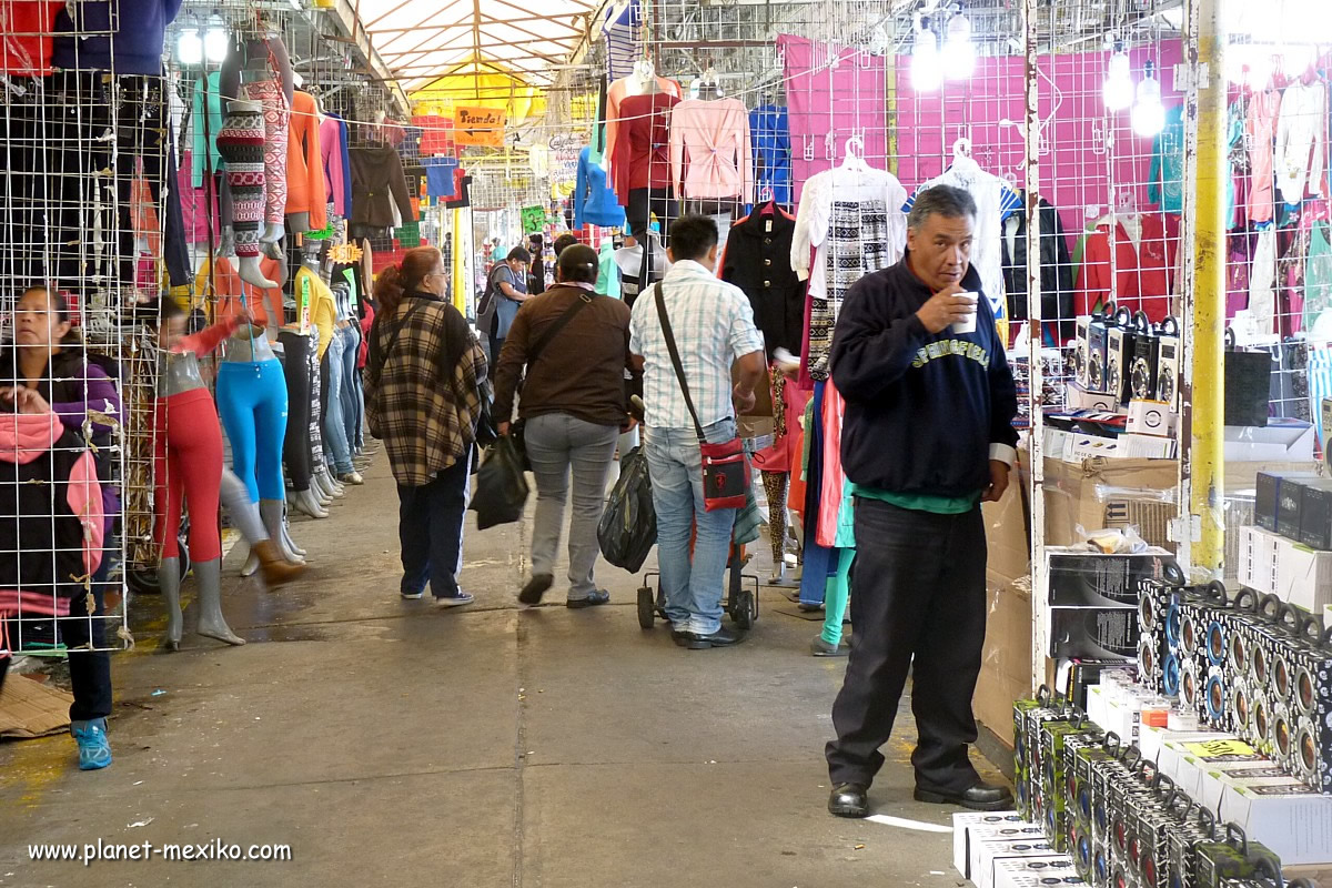 Markt Mercado Tepito bei Tlatelolco
