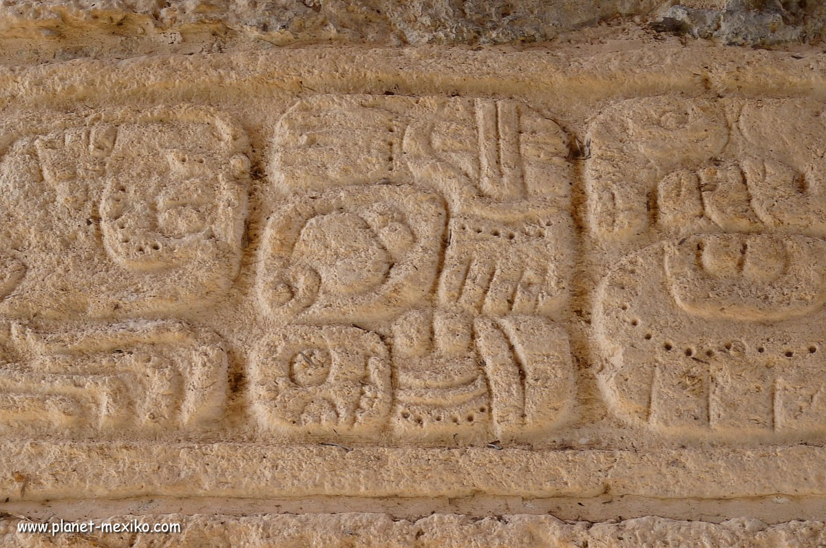 Maya Schriftzeichen und Hieroglyphen