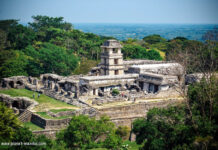 Maya-Stadt Palenque in Chiapas