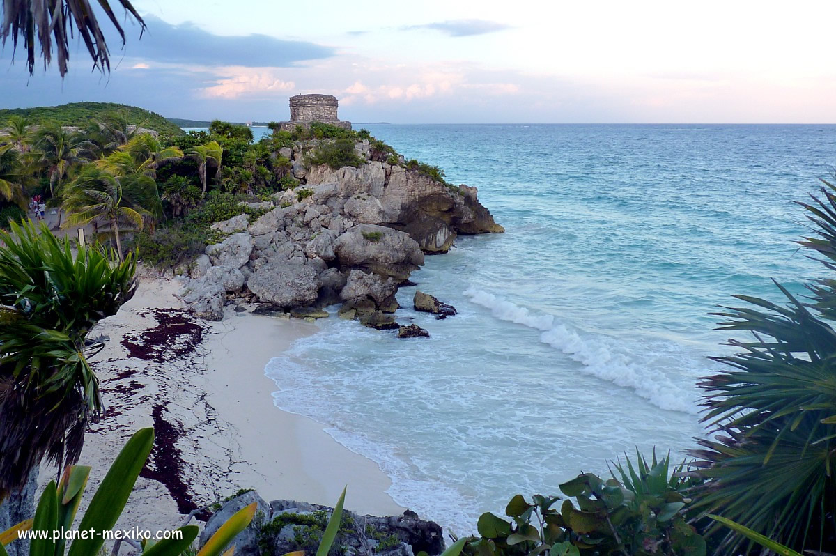 Maya Stadt Tulum an der Karibik