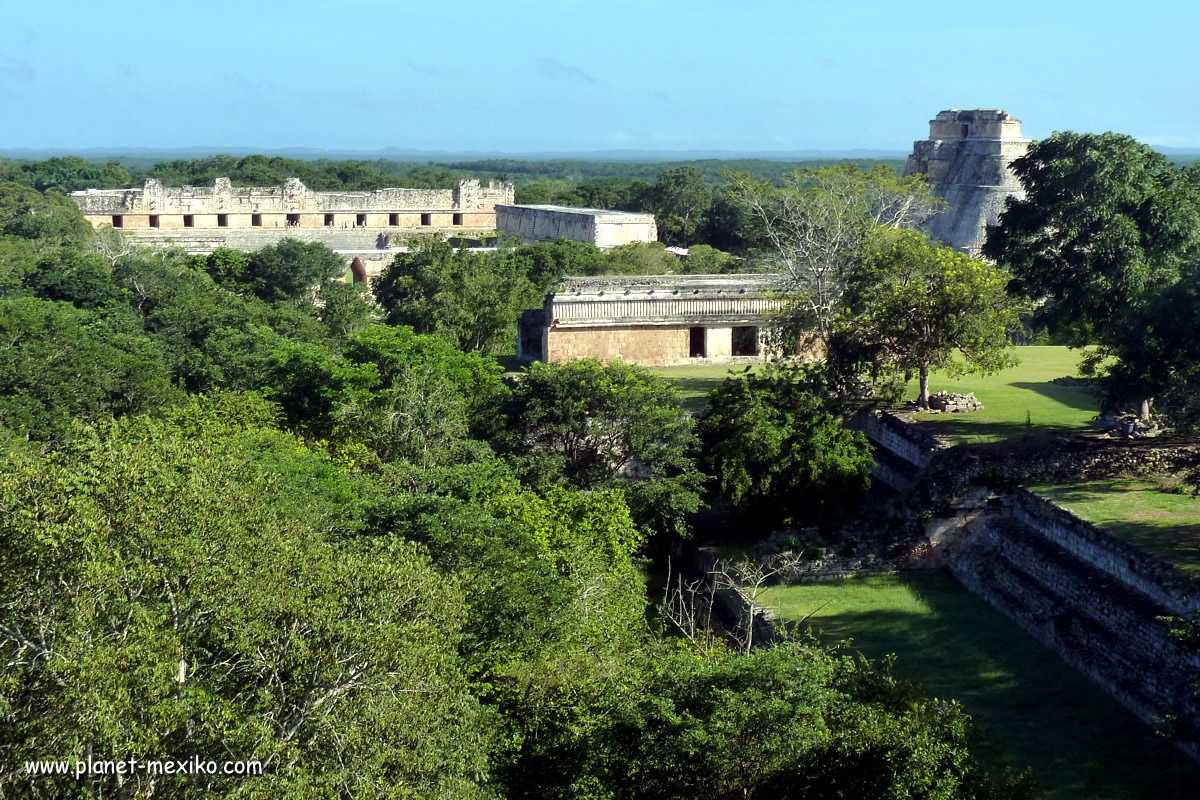 Maya-Stadt von Uxmal in Yucatán