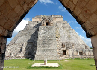 Maya-Stadt Uxmal in Yucatán