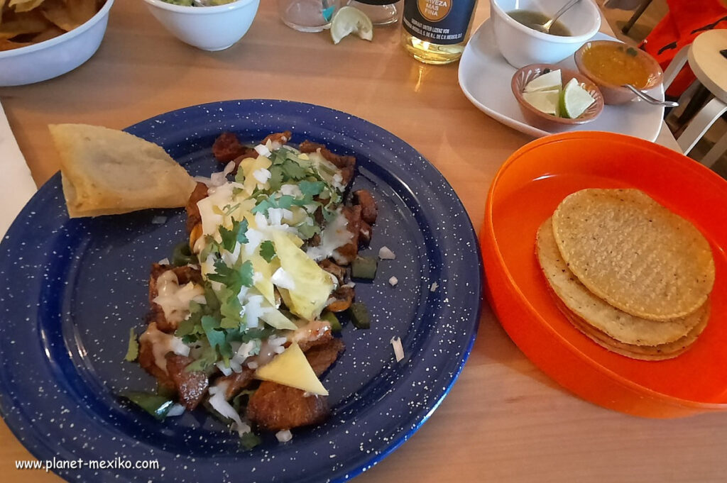 Mexikanisch essen im Restaurant Sandunga