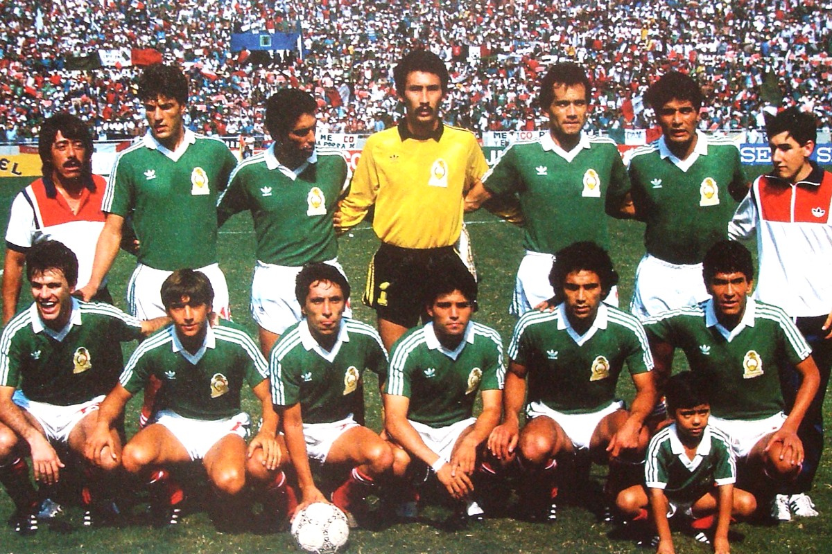 Mexikanische Fussball-Nationalmannschaft im Azteken-Stadion