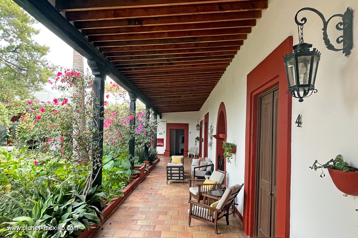 Mexikanisches Kolonialhotel in Nordmexiko